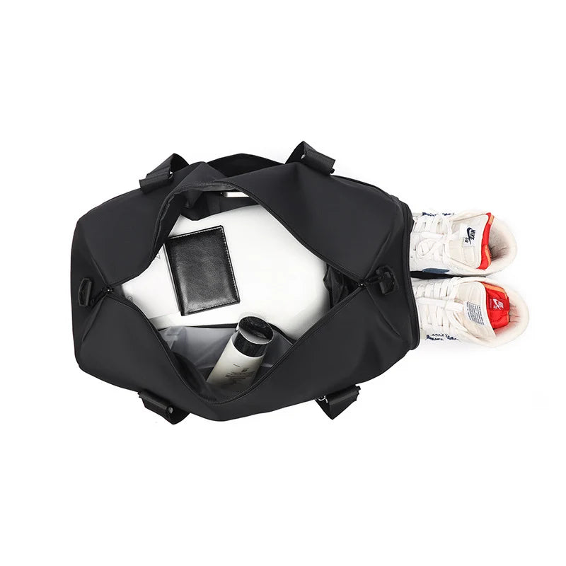 Duffel Bag Water-Resistant Padded Handles & Detachable Shoulder Strap
