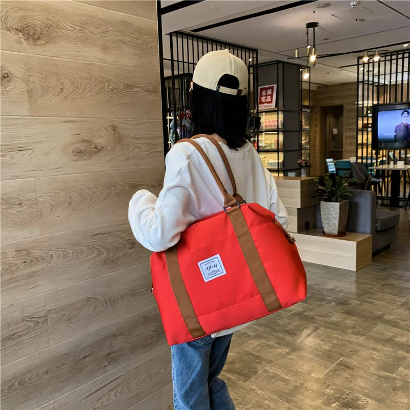 Duffel Bag Water-Resistant Spacious Interior & Multiple Pockets