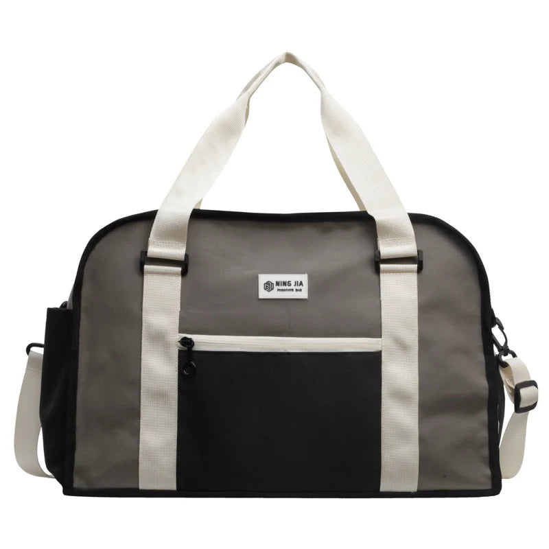 Duffel Bag Water-Resistant Spacious Interior Multiple Pockets