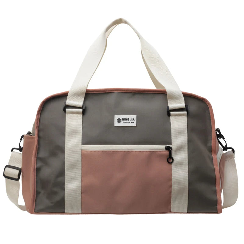Duffel Bag Water-Resistant Spacious Interior Multiple Pockets