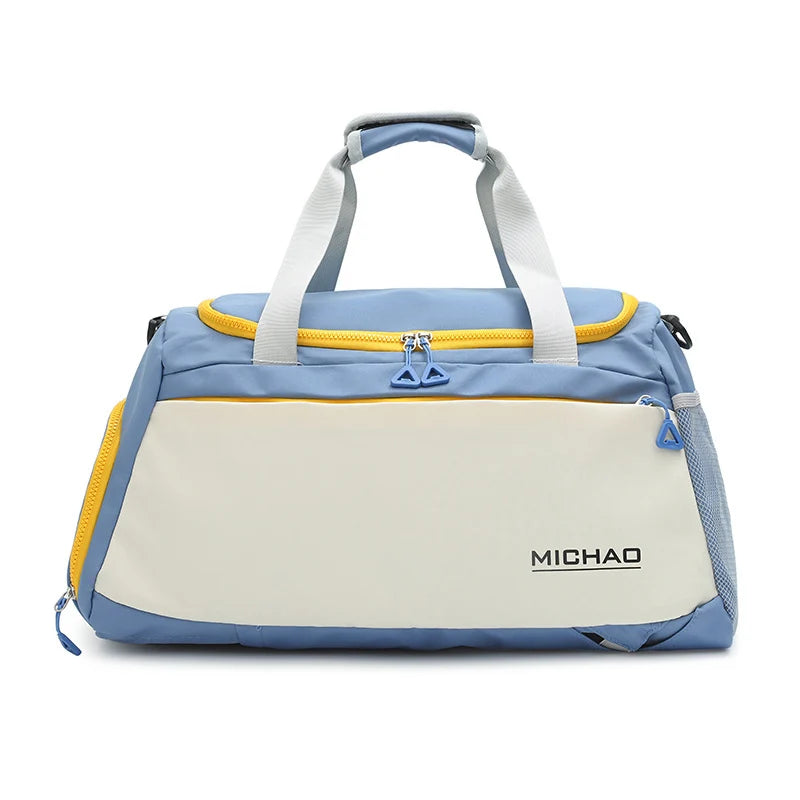 Duffel Bag Water-Resistant Spacious Padded Handles & Detachable Strap