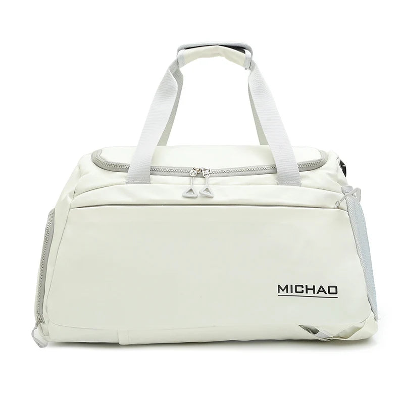 Duffel Bag Water-Resistant Spacious Padded Handles & Detachable Strap