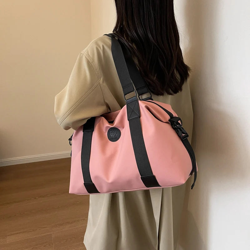 Duffel Bag Waterproof Detachable Shoulder Strap & Dual Handles