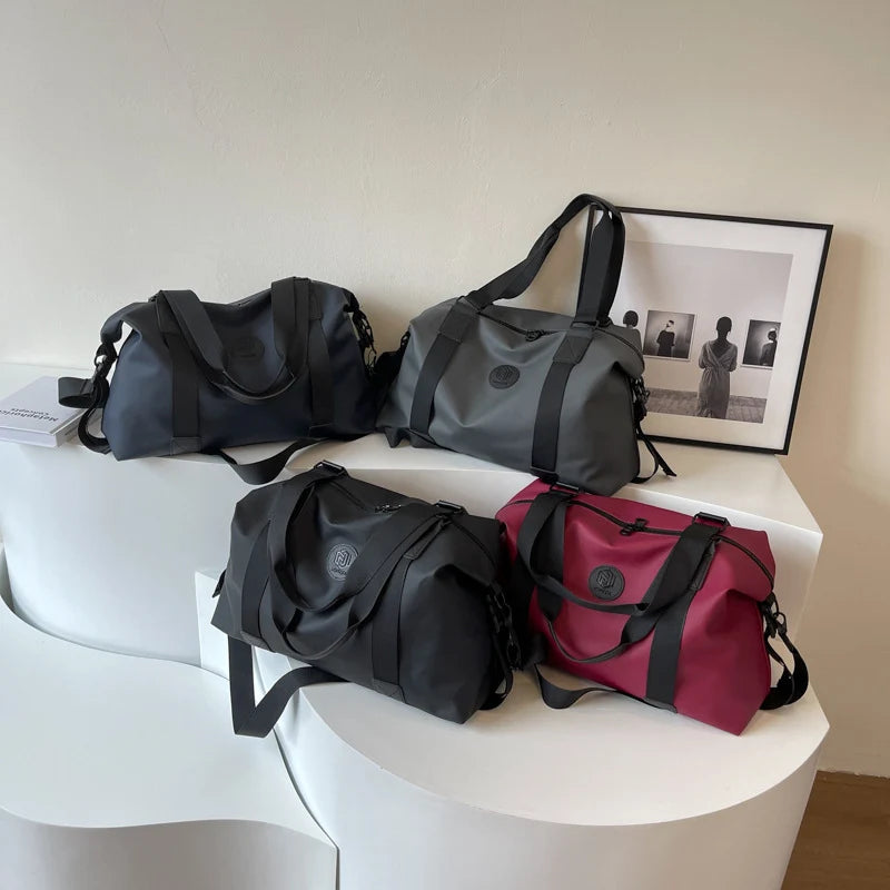 Duffel Bag Waterproof Detachable Shoulder Strap & Dual Handles