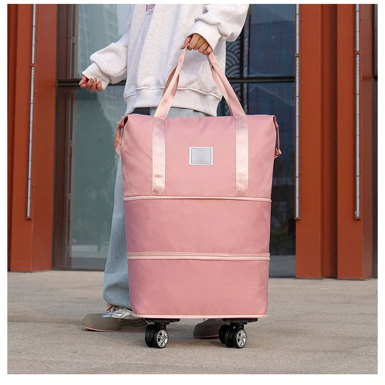 Duffel Bag Waterproof Multiple Pockets & Adjustable Strap