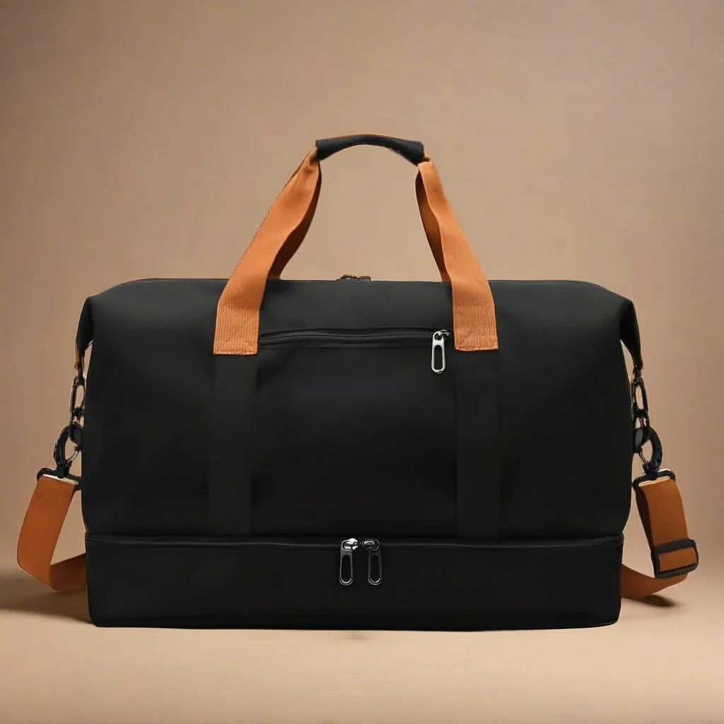 Duffel Bag Waterproof Nylon Shoe Compartment Wet/Dry Separation