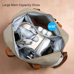 Duffel Bag Waterproof Nylon Shoe Compartment Wet/Dry Separation