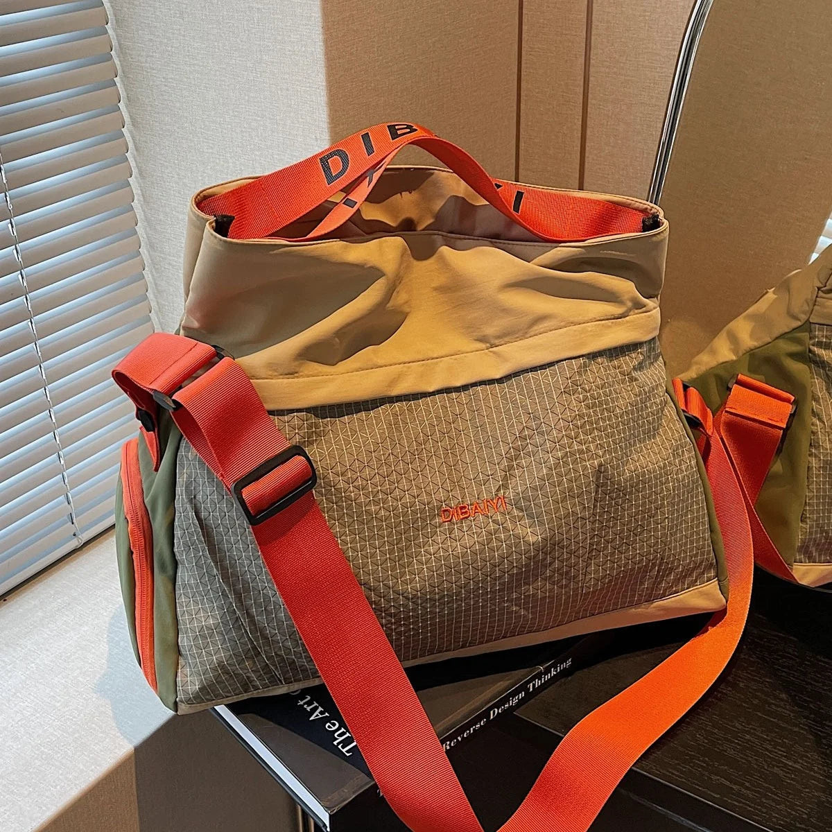 Duffel Bag Weather-Resistant Spacious Interior & Multiple Pockets