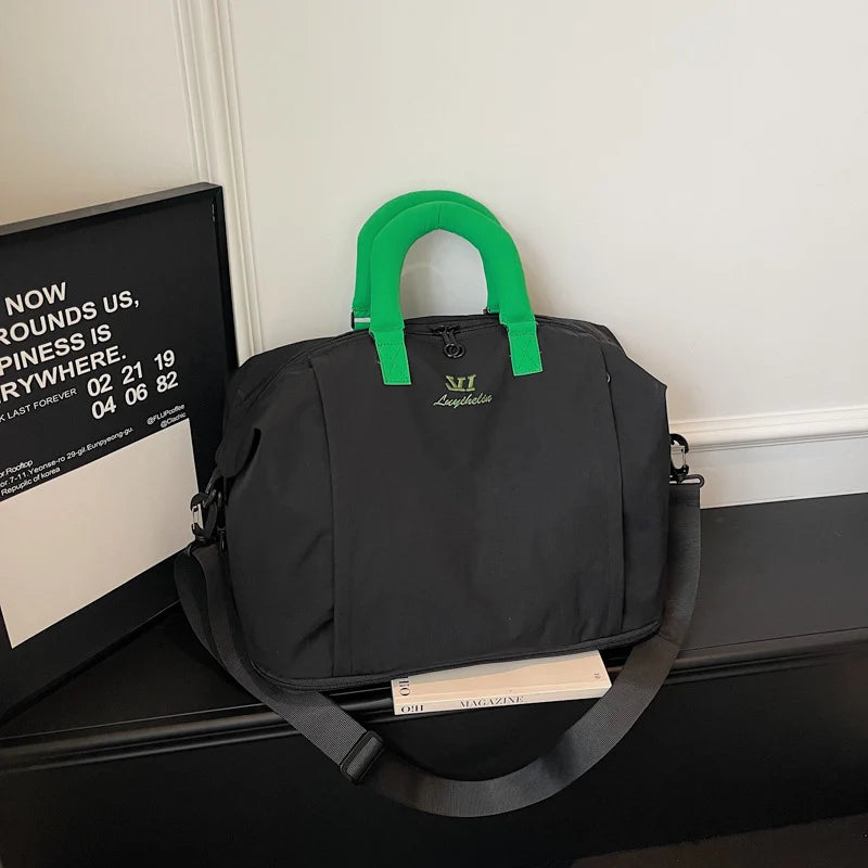 Duffel Bag Weather-Resistant Spacious Main Compartment & Pockets