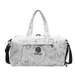 Duffle Bag Canvas Multiple Compartments Adjustable Padded Strap
