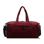 Duffle Bag Canvas Multiple Compartments Adjustable Padded Strap