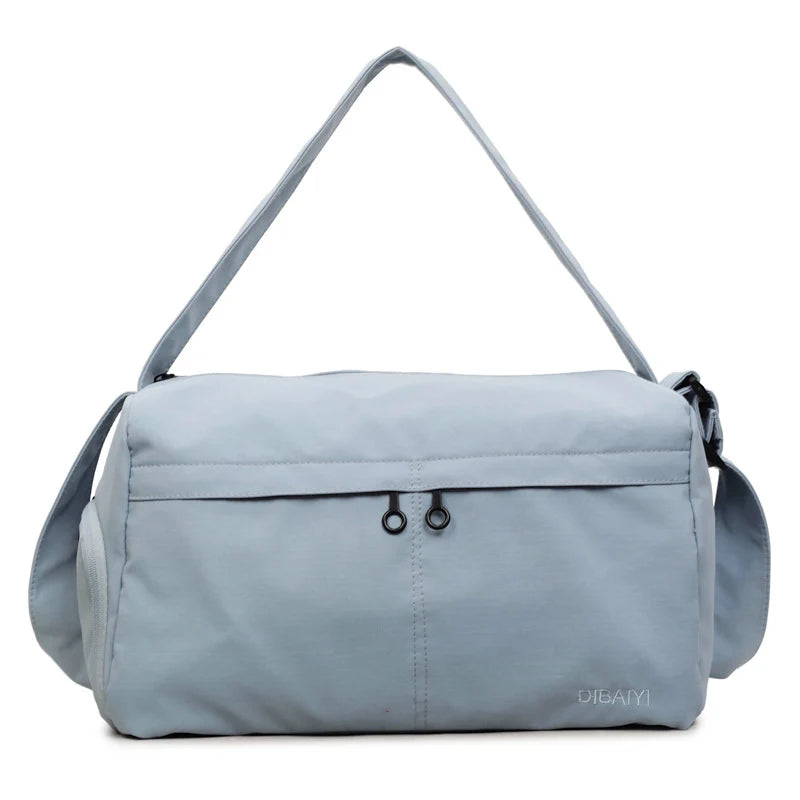 Duffle Bag Compact Stowable Water-Resistant Polyester Multiple Pockets