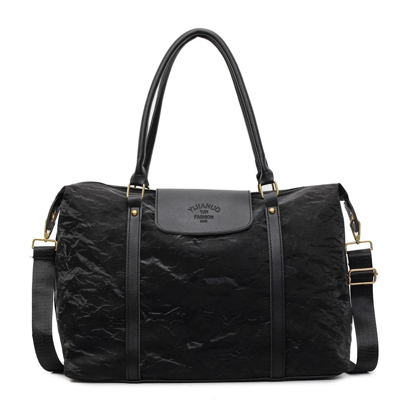 Duffle Bag Compression Sides Durable Fabric & Adjustable Strap