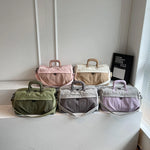 Duffle Bag Large Capacity Multiple Compartments Detachable Strap