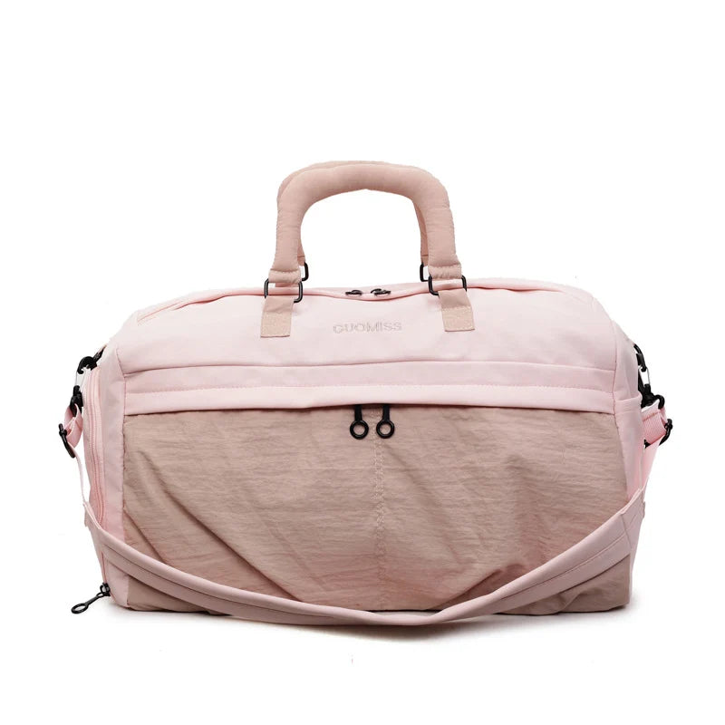 Duffle Bag Large Capacity Multiple Compartments Detachable Strap