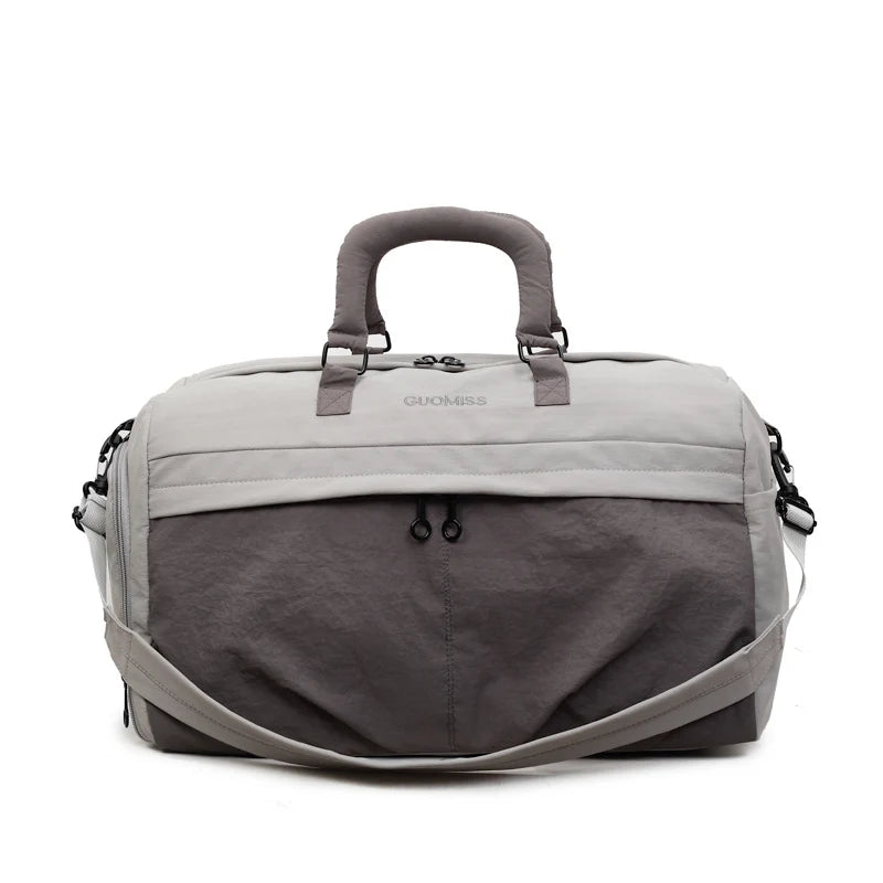Duffle Bag Large Capacity Multiple Compartments Detachable Strap