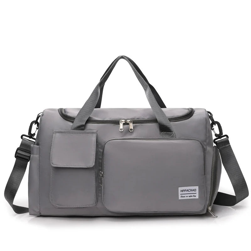 Duffle Bag Large Capacity & Multiple Compartments Water-Resistant Fabric