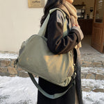 Duffle Bag Large Capacity Multiple Zippered Pockets