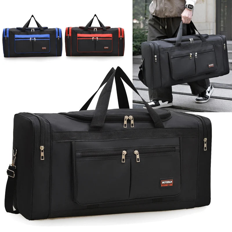 Duffle Bag Large Capacity Water-Resistant Shoe Compartment
