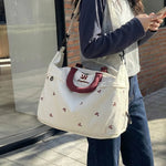 Duffle Bag Large Water-Resistant Padded Handles & Detachable Strap
