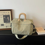 Duffle Bag Large Water-Resistant Padded Handles & Detachable Strap