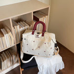 Duffle Bag Large Water-Resistant Padded Handles & Detachable Strap