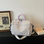 Duffle Bag Large Water-Resistant Padded Handles & Detachable Strap