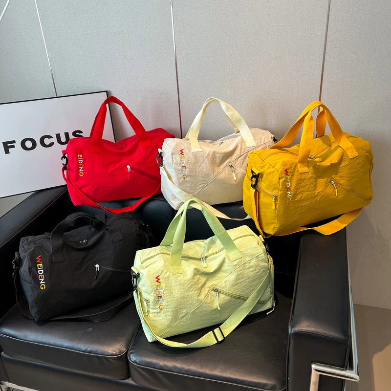 Duffle Bag Lightweight & Durable Fabric External Zip Pocket