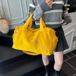 Duffle Bag Lightweight & Durable Fabric External Zip Pocket