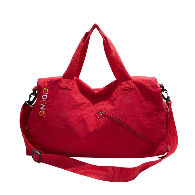 Duffle Bag Lightweight & Durable Fabric External Zip Pocket