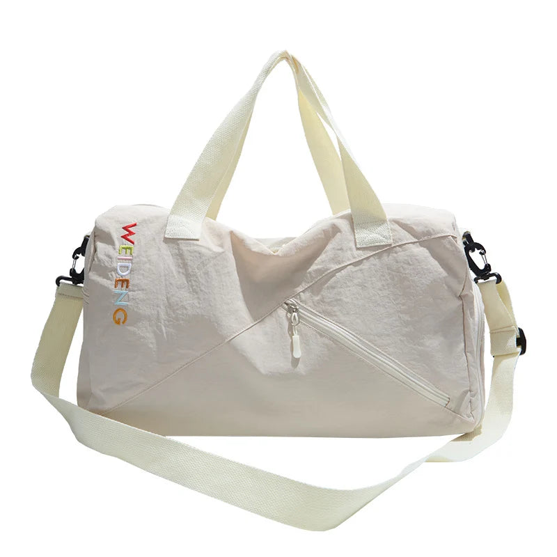 Duffle Bag Lightweight & Durable Fabric External Zip Pocket