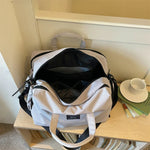 Duffle Bag Lightweight Stain-Resistant Adjustable Strap & Dual Handles