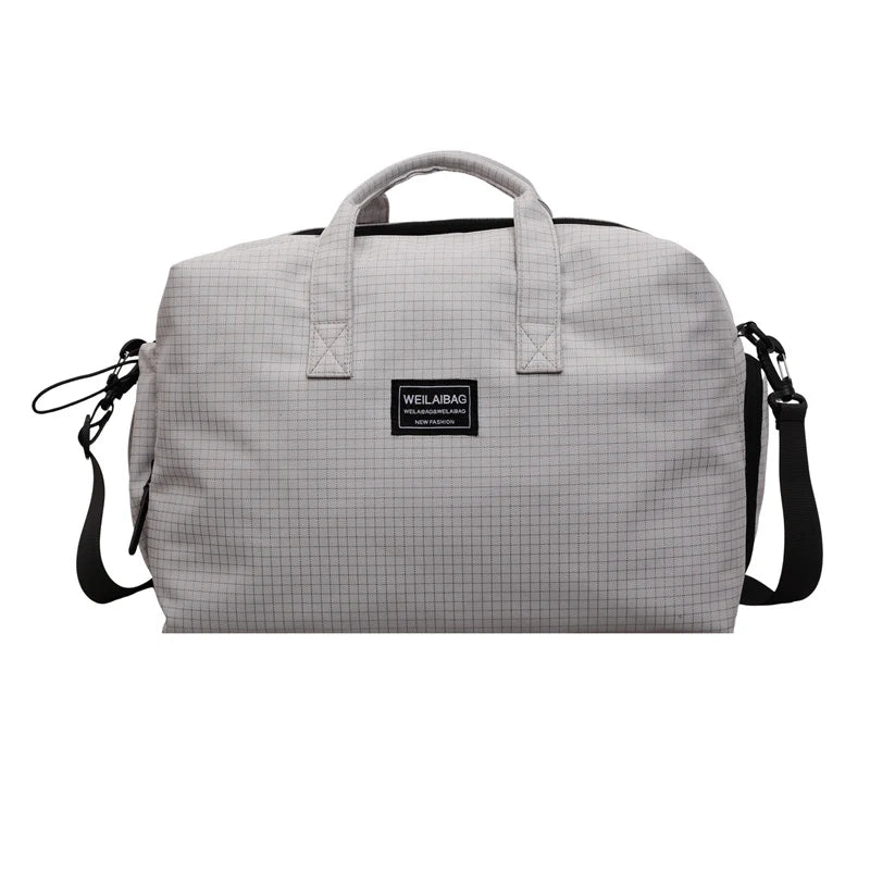 Duffle Bag Lightweight Stain-Resistant Adjustable Strap & Dual Handles