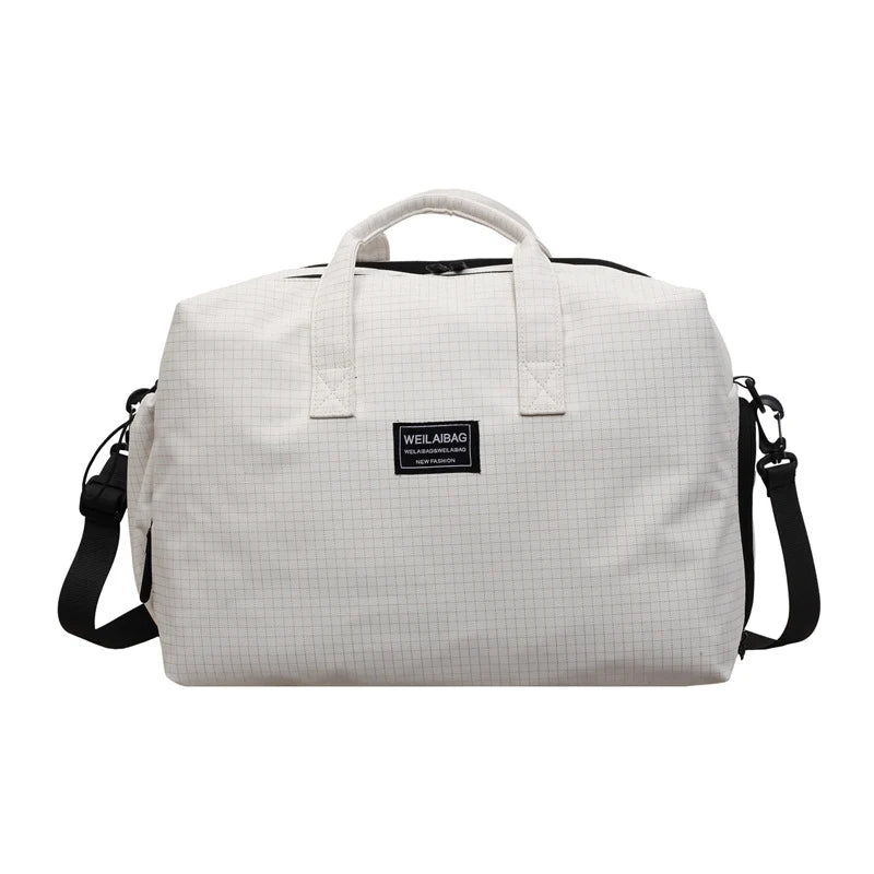 Duffle Bag Lightweight Stain-Resistant Adjustable Strap & Dual Handles