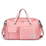 Duffle Bag Lightweight Water-Resistant Multiple Pockets & Shoulder Strap