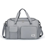 Duffle Bag Lightweight Water-Resistant Multiple Pockets & Shoulder Strap