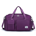 Duffle Bag Lightweight Water-Resistant Multiple Pockets & Shoulder Strap
