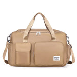 Duffle Bag Lightweight Water-Resistant Multiple Pockets & Shoulder Strap