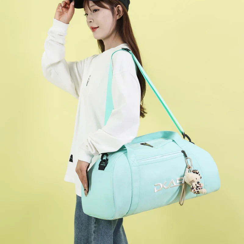 Duffle Bag Lightweight & Water-Resistant Separate Shoe Compartment