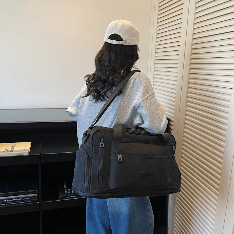 Duffle Bag Multi-Compartment Lightweight Dual Handles & Adjustable Strap