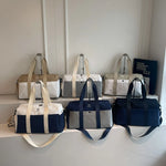 Duffle Bag Multi-Compartment & Shoe Pocket Durable Fabric