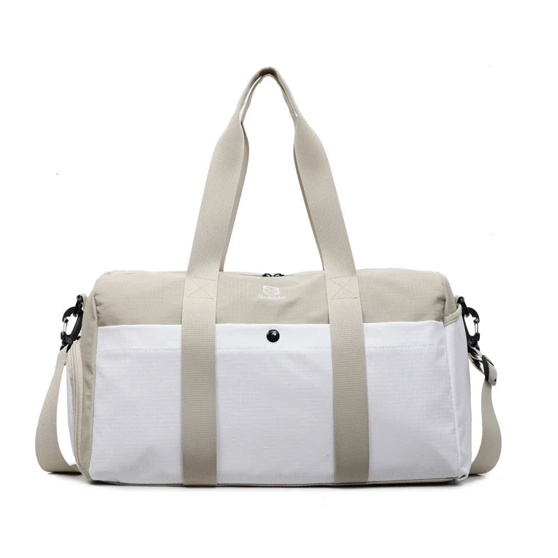 Duffle Bag Multi-Compartment & Shoe Pocket Durable Fabric