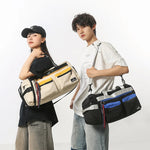 Duffle Bag Multi-Compartment Shoe & Tech Pockets Water-Resistant