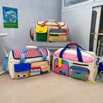 Duffle Bag Multi-Compartment Water-Resistant Fabric & Padded Straps