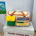 Duffle Bag Multi-Compartment Water-Resistant Fabric & Padded Straps