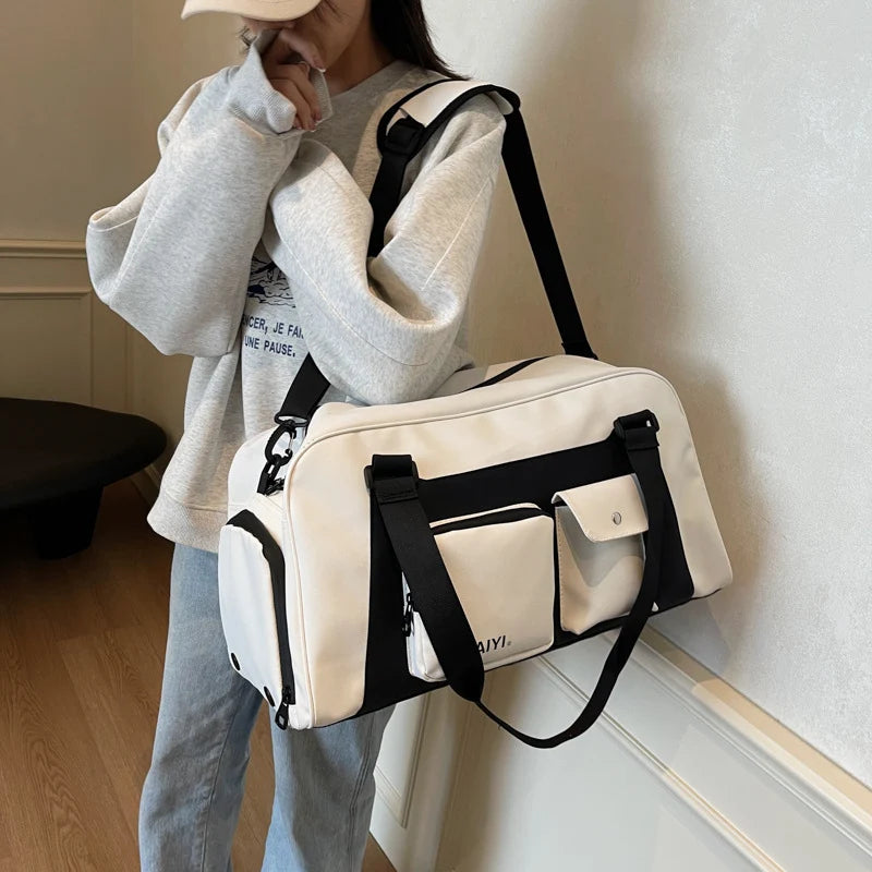 Duffle Bag Multi-Compartment Weather Resistant Ergonomic Straps