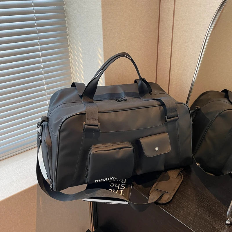 Duffle Bag Multi-Compartment Weather Resistant Ergonomic Straps