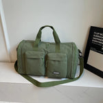 Duffle Bag Multi-Pocket Water-Resistant Padded Shoulder Strap