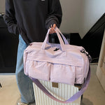 Duffle Bag Multiple Pockets Lightweight Adjustable Shoulder Strap