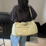 Duffle Bag Multiple Pockets Lightweight Adjustable Shoulder Strap